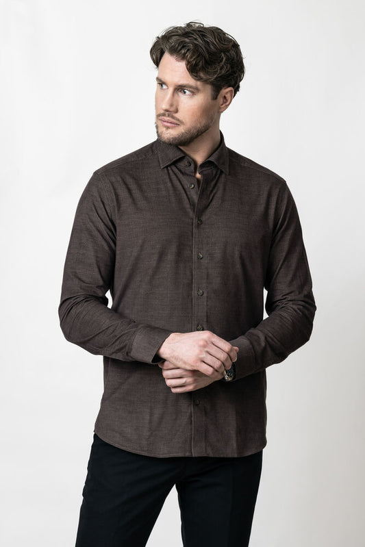 Indigo Bow 134 Cord Shirt Tailored Fit Men