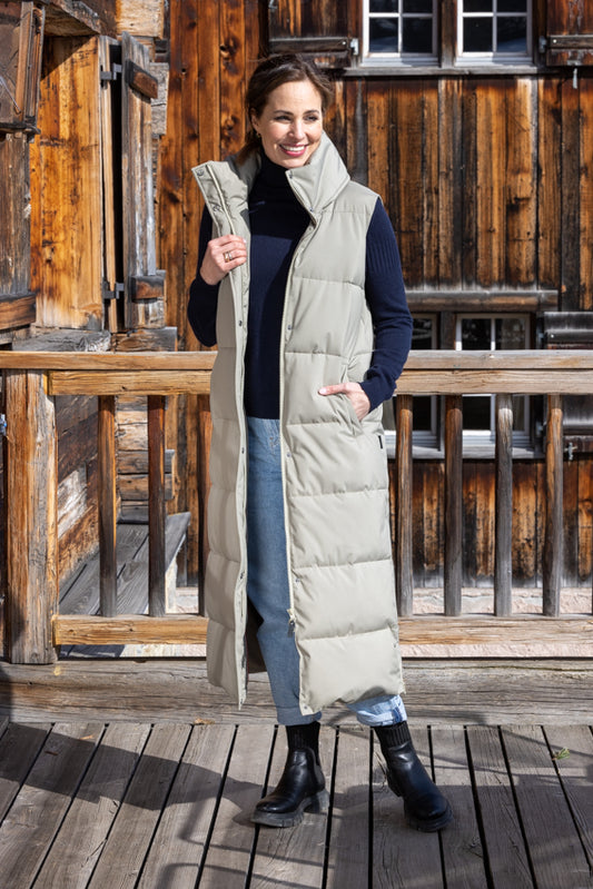 Agnes Damen Thermo Gilet lang