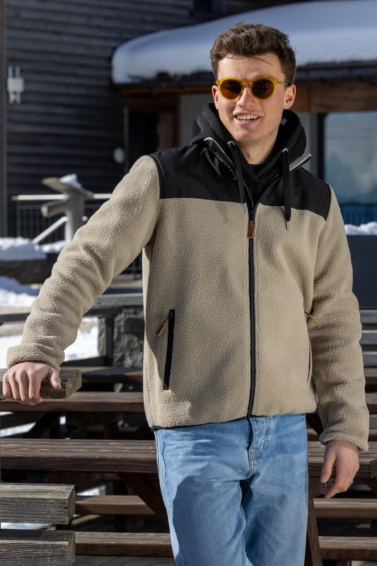 Duri Sherpa Fleece Jacke Herren