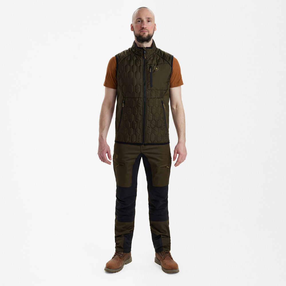 Gilet trapuntato da uomo Mossdale