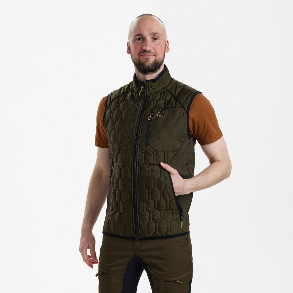 Gilet trapuntato da uomo Mossdale