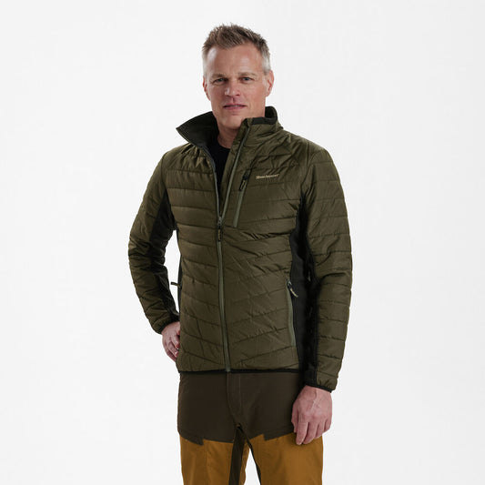 Moor Wattierte Herren Jacke mit Softshell