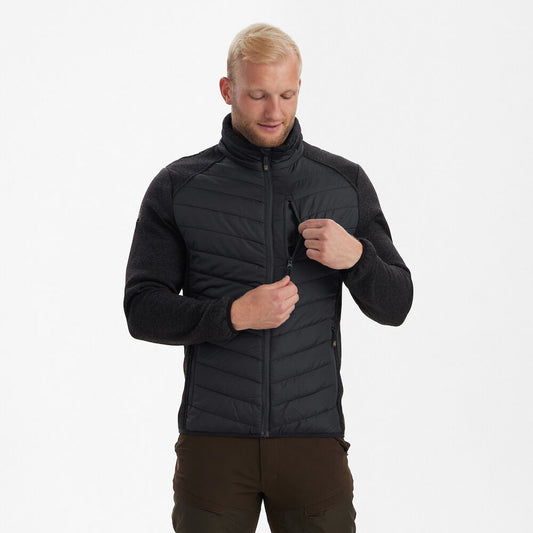 Moor Wattierte Jacke mit Strick Herren